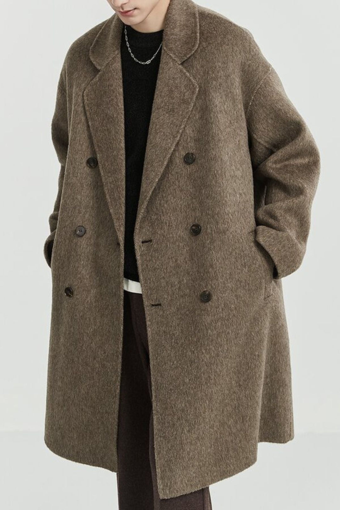 MV Double-Sided Woolen Mid-Length Coat