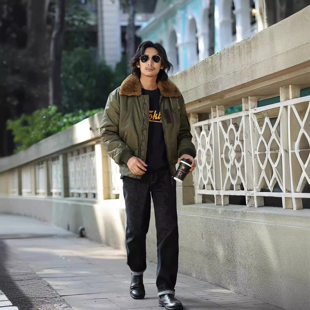 MV Air Force Fur Collar Jacket