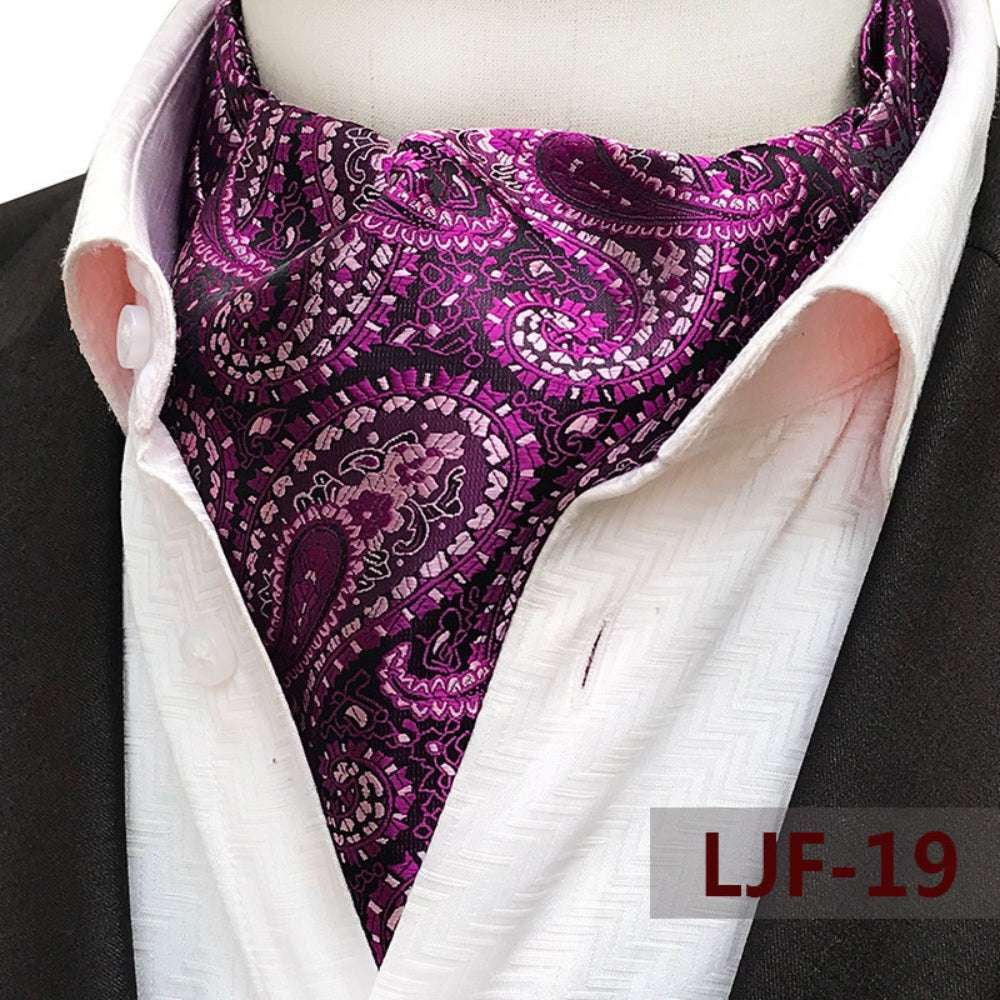 MV Jacquard Suit Collar Scarf