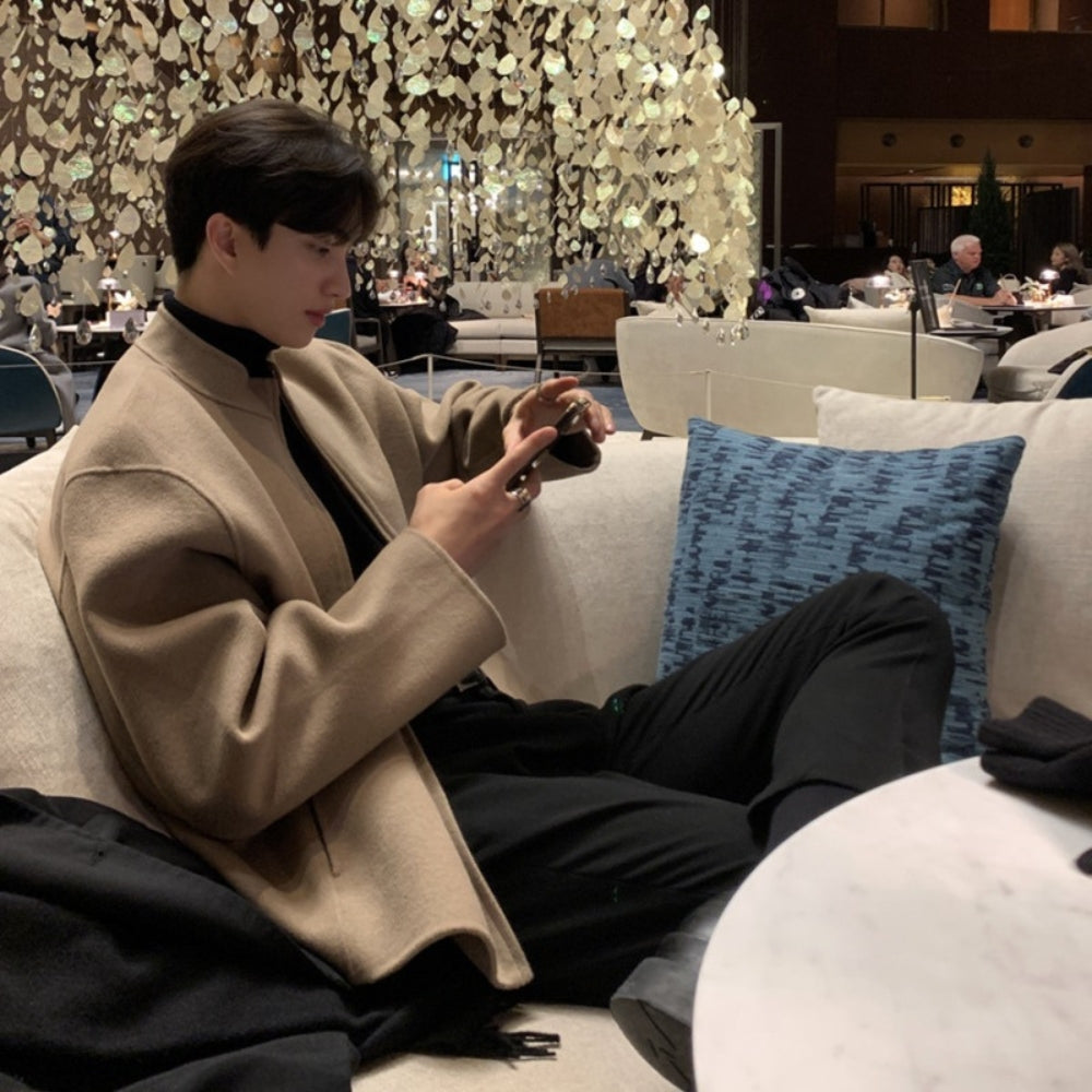 MV Woolen Stand-Up Collar Pilot Jacket