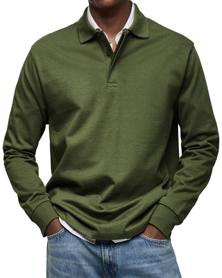 MARK | Luxury Polo with Long Sleeves