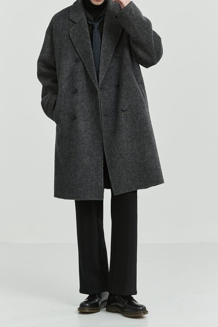MV Double-Sided Woolen Mid-Length Coat