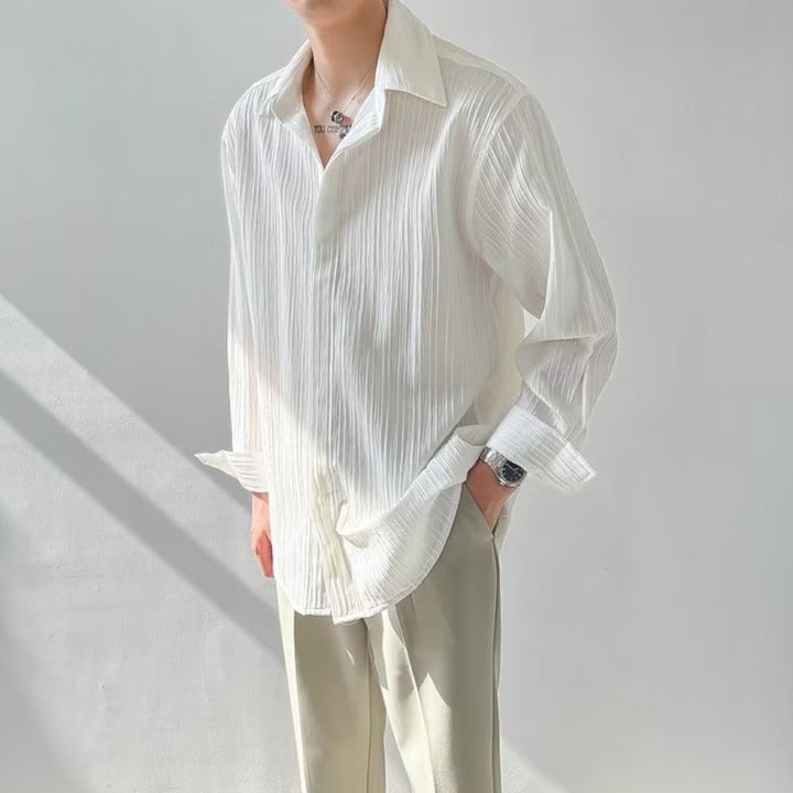 MV Versatile Korean Style Long-Sleeve Shirt