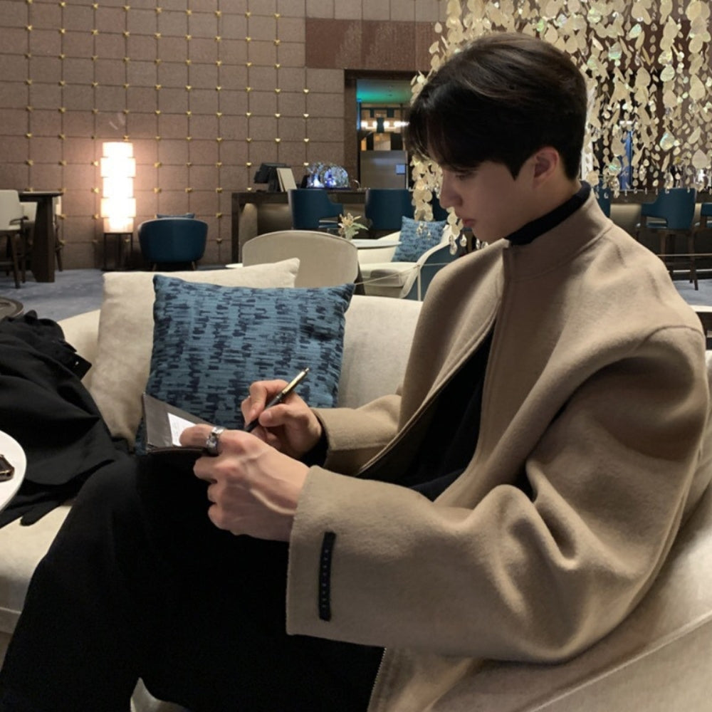 MV Woolen Stand-Up Collar Pilot Jacket