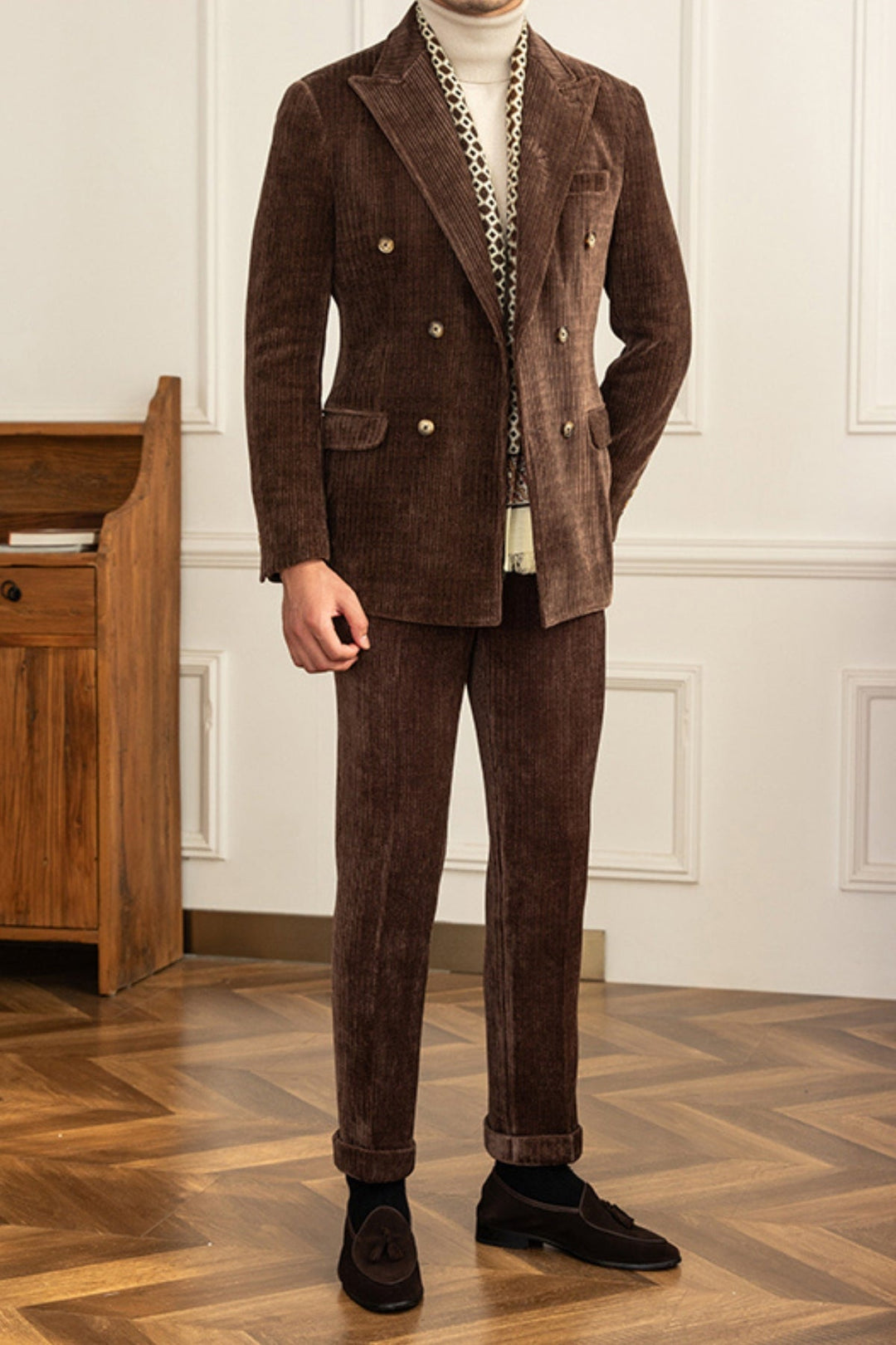 MV Winter Corduroy Slim-Fit Suit