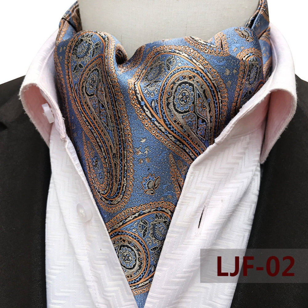 MV Jacquard Suit Collar Scarf