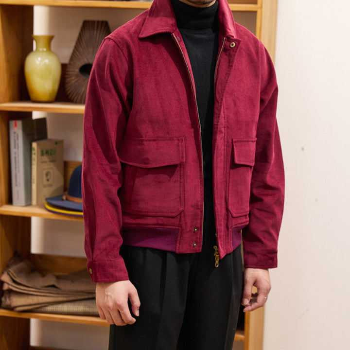 MV Classic Khaki Corduroy Windbreaker Jacket