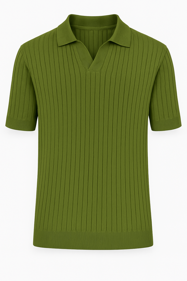 MV Athletic Fit Knitted Polo Shirt