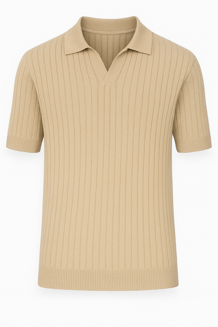MV Athletic Fit Knitted Polo Shirt