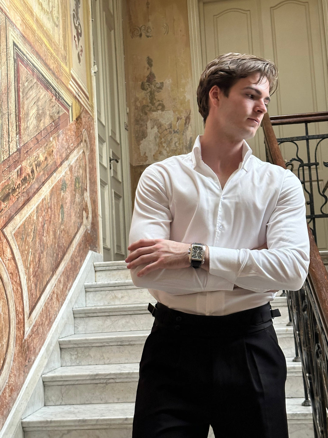 MV Italian Athletic V-Neck Bamboo Shirt