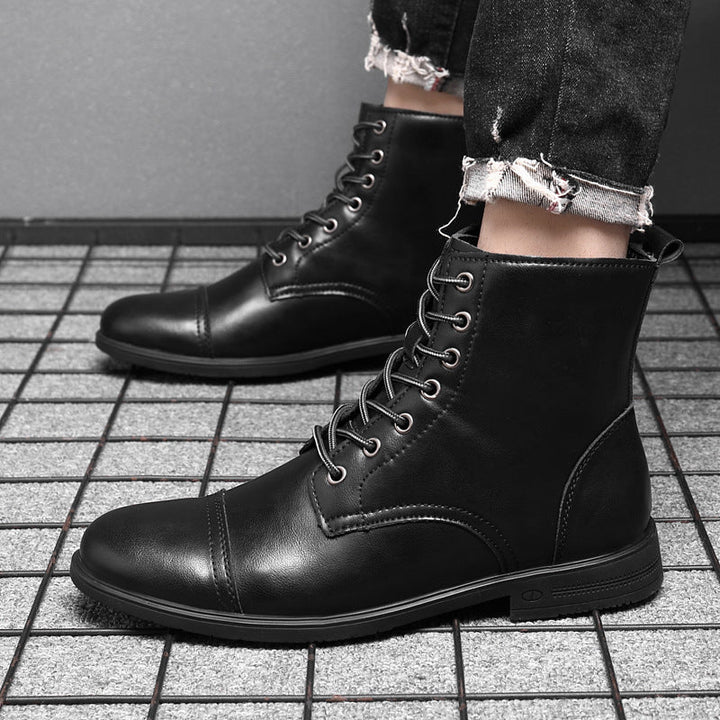 Morgan | Faux Leather Ankle Boots
