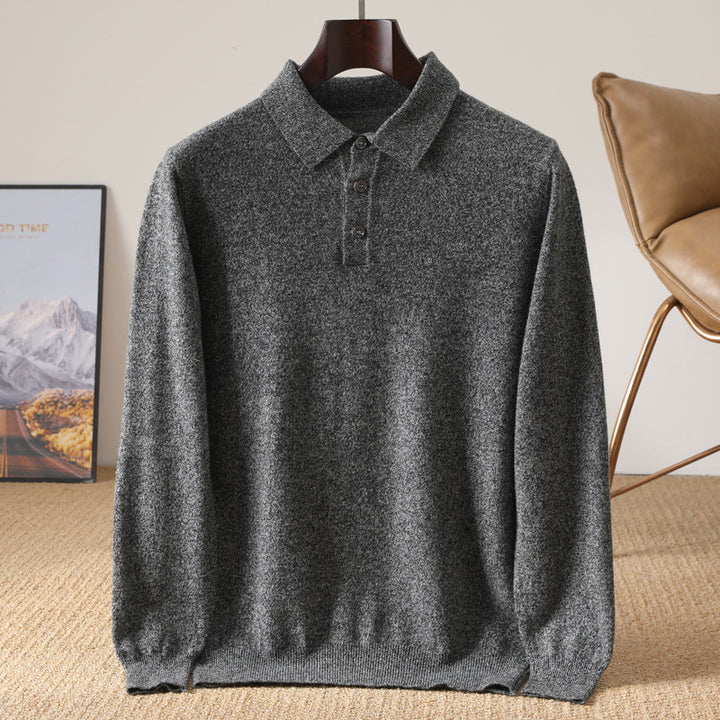 Paul™ | Cashmere Polo Knit Sweater