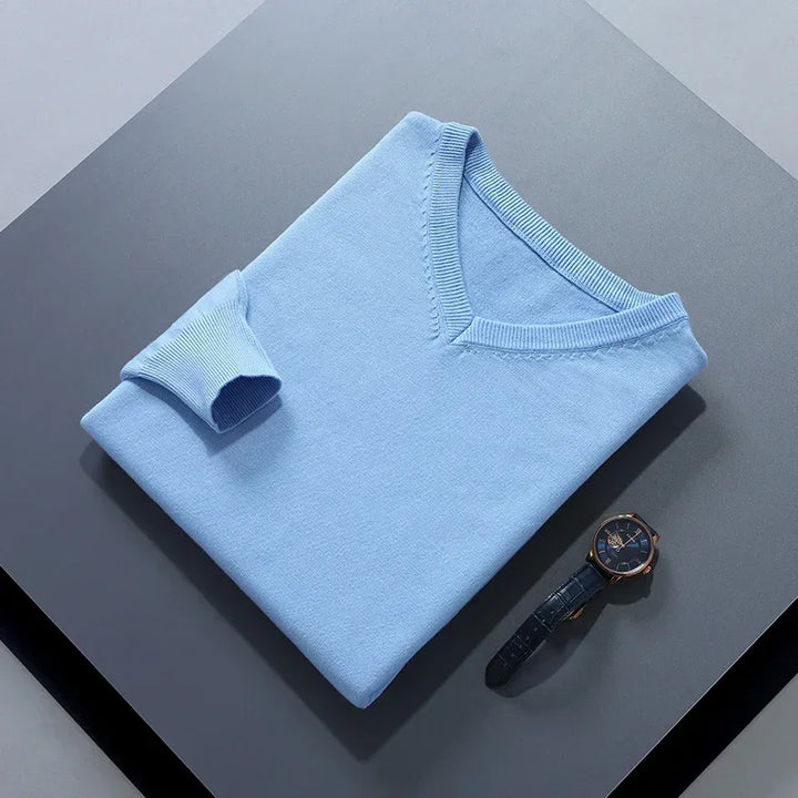 Finn™ | V-Neck Cashmere Jumper