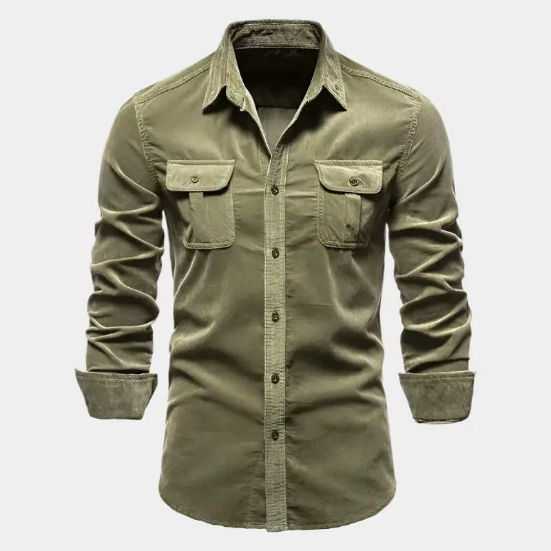 Hamish | Casual corduroy shirt