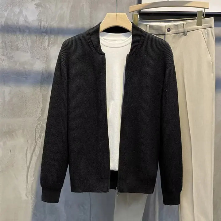 Logan™ | Vintage Knit Zip Cardigan