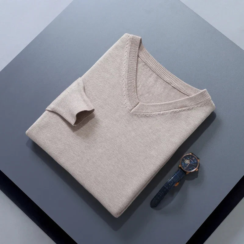 Finn™ | V-Neck Cashmere Jumper