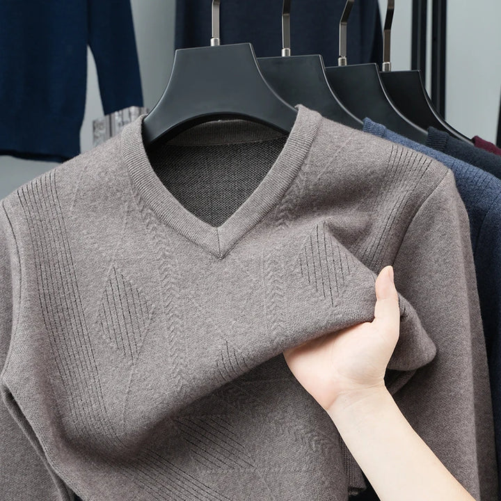 Leo™ | V-Neck Wool Sweater