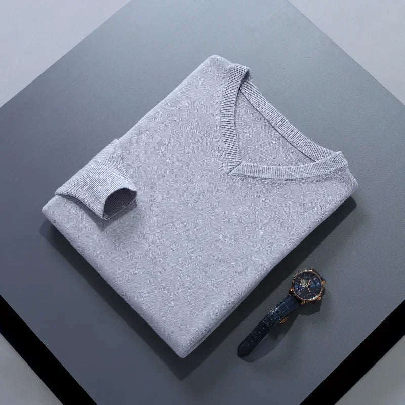 Finn™ | V-Neck Cashmere Jumper