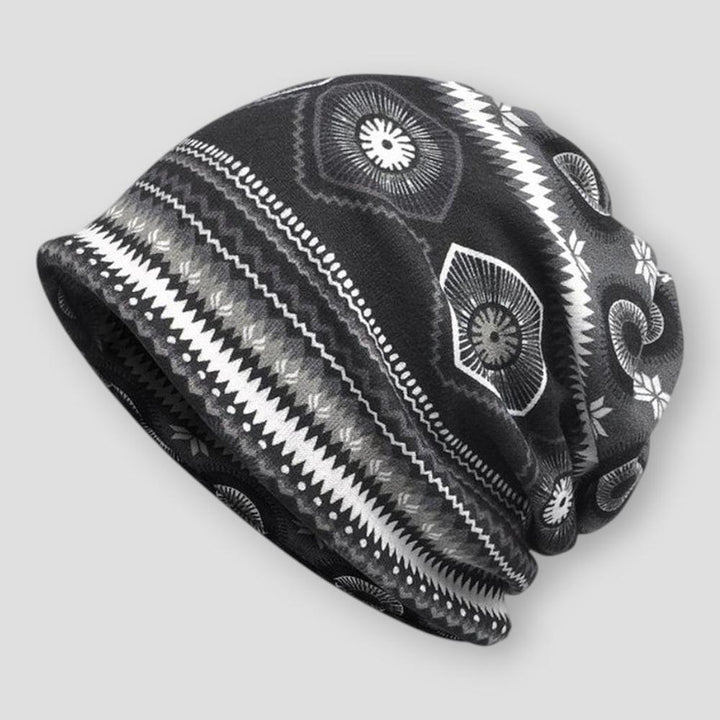 Saint Morris Graphic Beanie Scarf