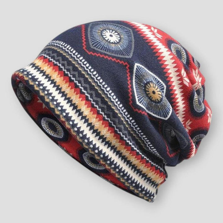 Saint Morris Graphic Beanie Scarf