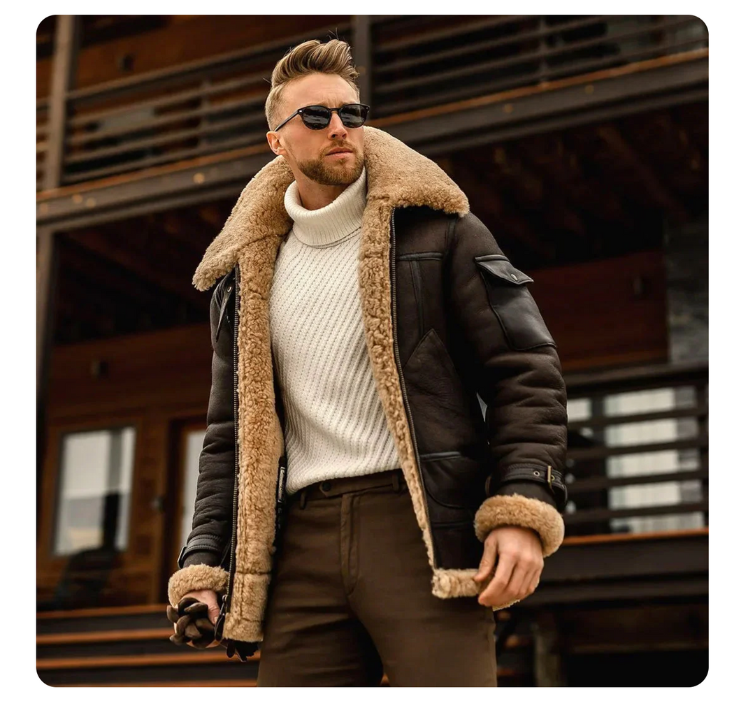 Franklyn – Casual Luxe and Thick Leather Jacket | Last Day 80% Off!