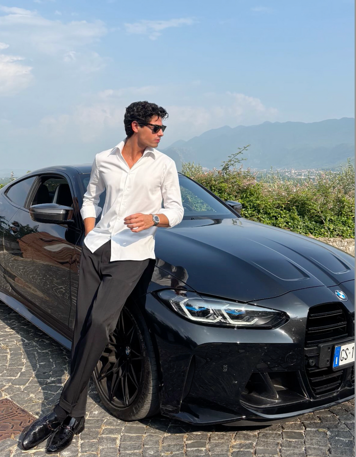 MV Italian Athletic V-Neck Bamboo Shirt