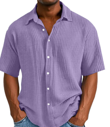 Levi | Waffle knit breathable relaxation shirt