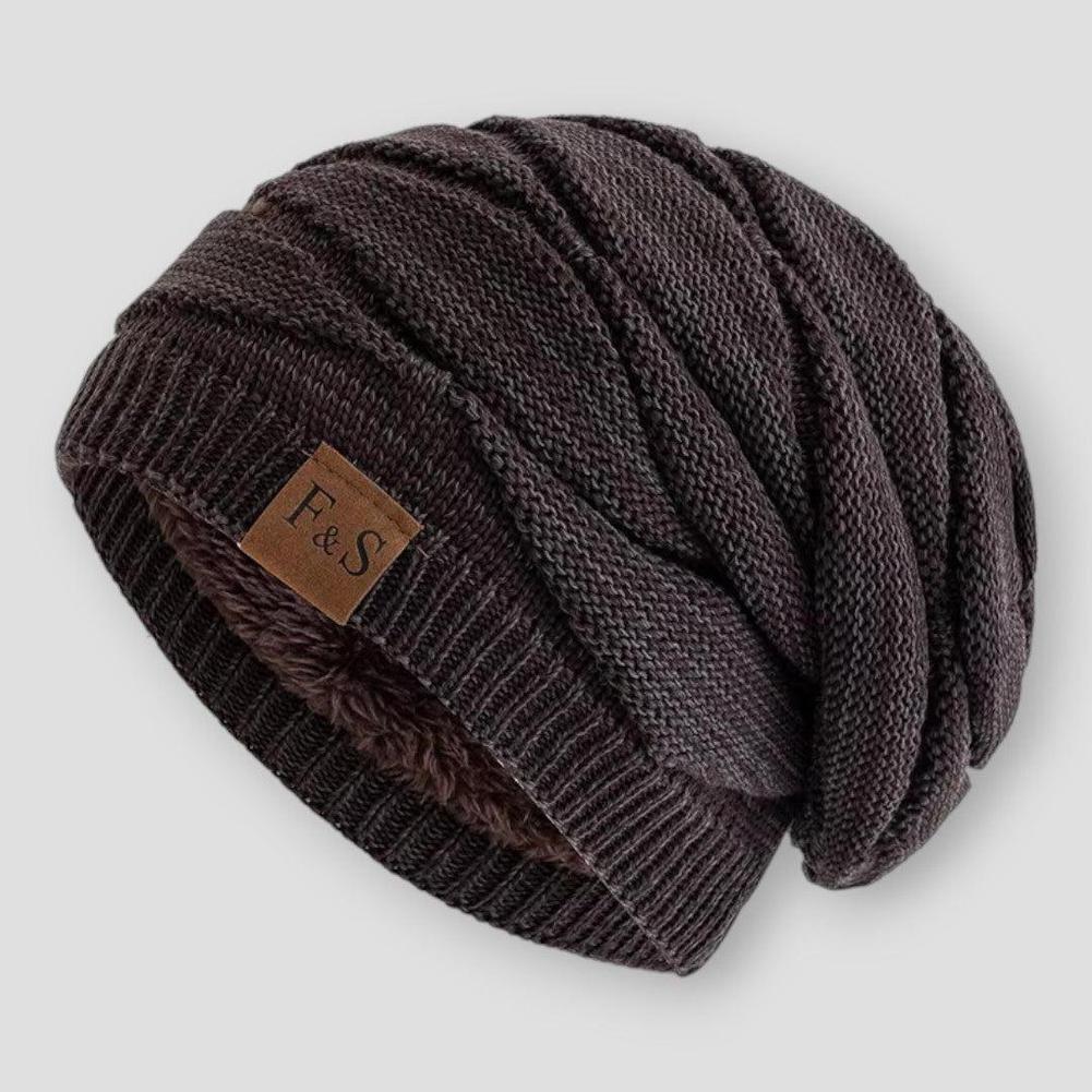 Sky Madrid Ely Fleece Lined Knitted Hat