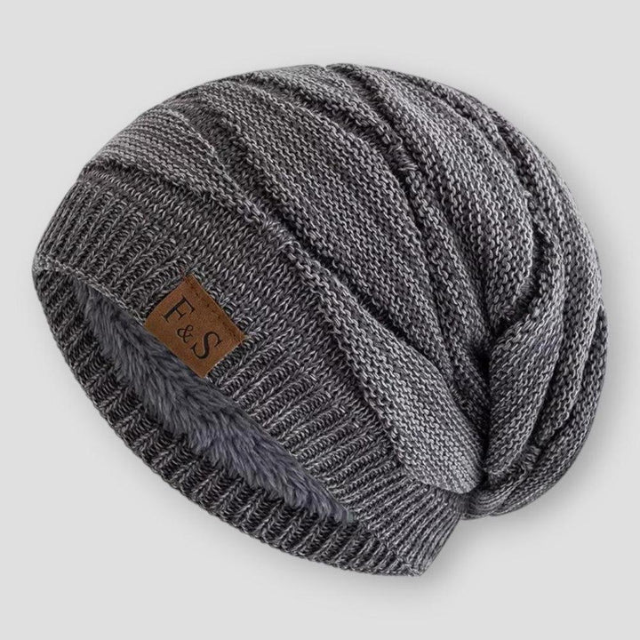 Sky Madrid Ely Fleece Lined Knitted Hat