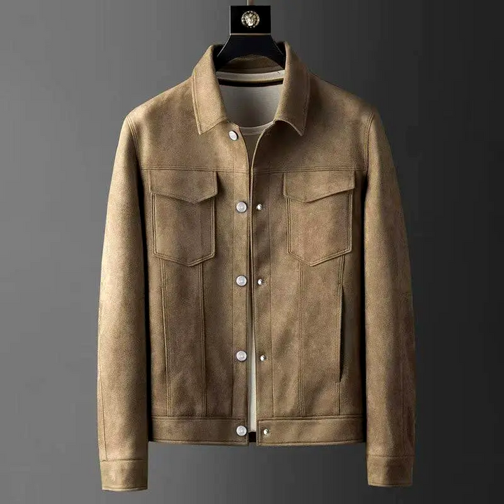 Northbound Suede Trucker Jacket