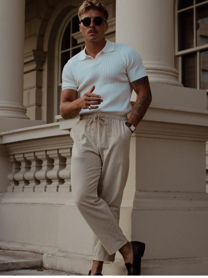 MV Capri Linen Blend Pants