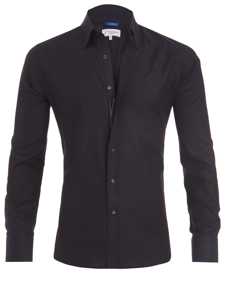 Levi | Men's Zip Fit Shirt – Tailored Comfort, Hidden Zipper Design