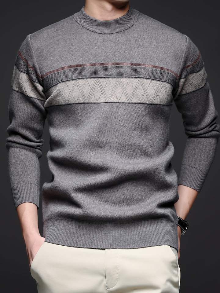 Derrick™ | Soft Knit Striped Pullover