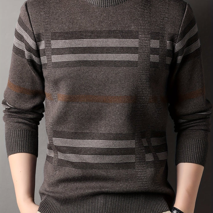 Colton™ | Slim Fit Striped Knit Sweater