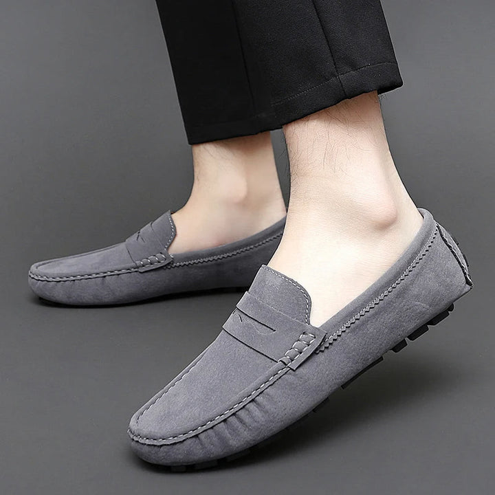 Suede Boat Loafers