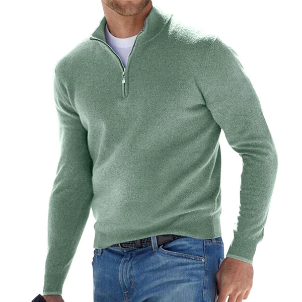 SAMEER - cashmere zipper sweater
