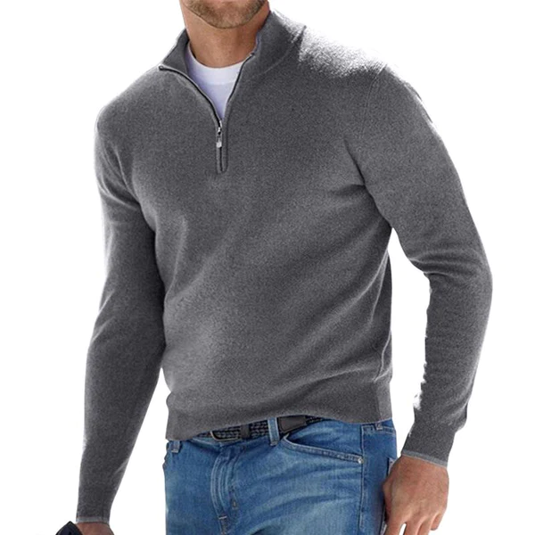 SAMEER - cashmere zipper sweater