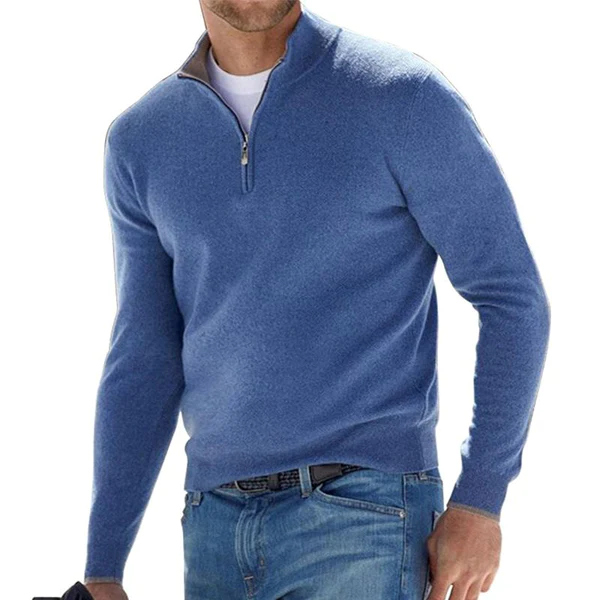 SAMEER - cashmere zipper sweater