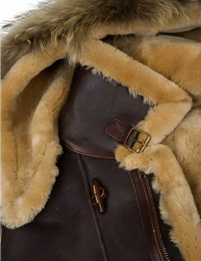 Detlef - Luxe Winter Jacket in Sheepskin Style | Last Day 80% Off!