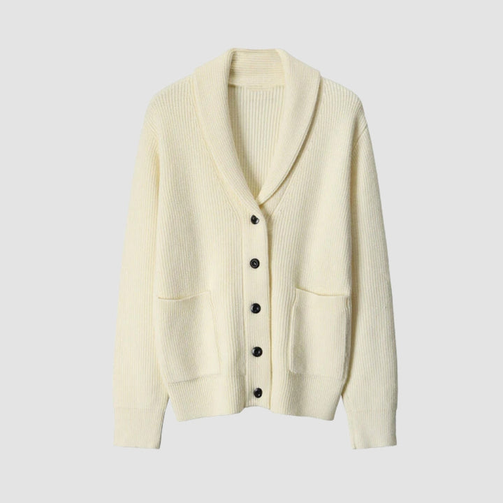 MV Old Money Knitted V-Neck Cardigan